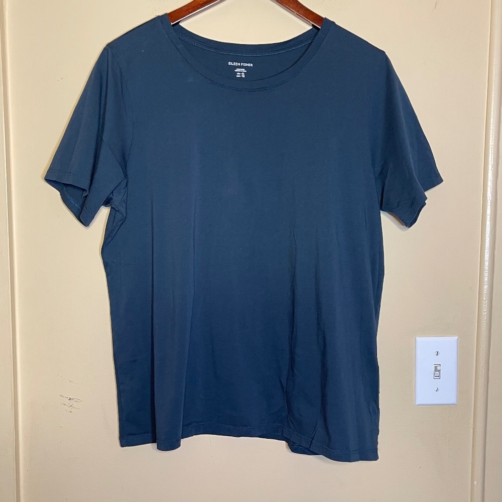 Eileen Fisher Dark Blue Women's Top